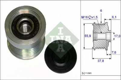 WILMINK GROUP wg1253649 -  Механизм свободного хода генератора